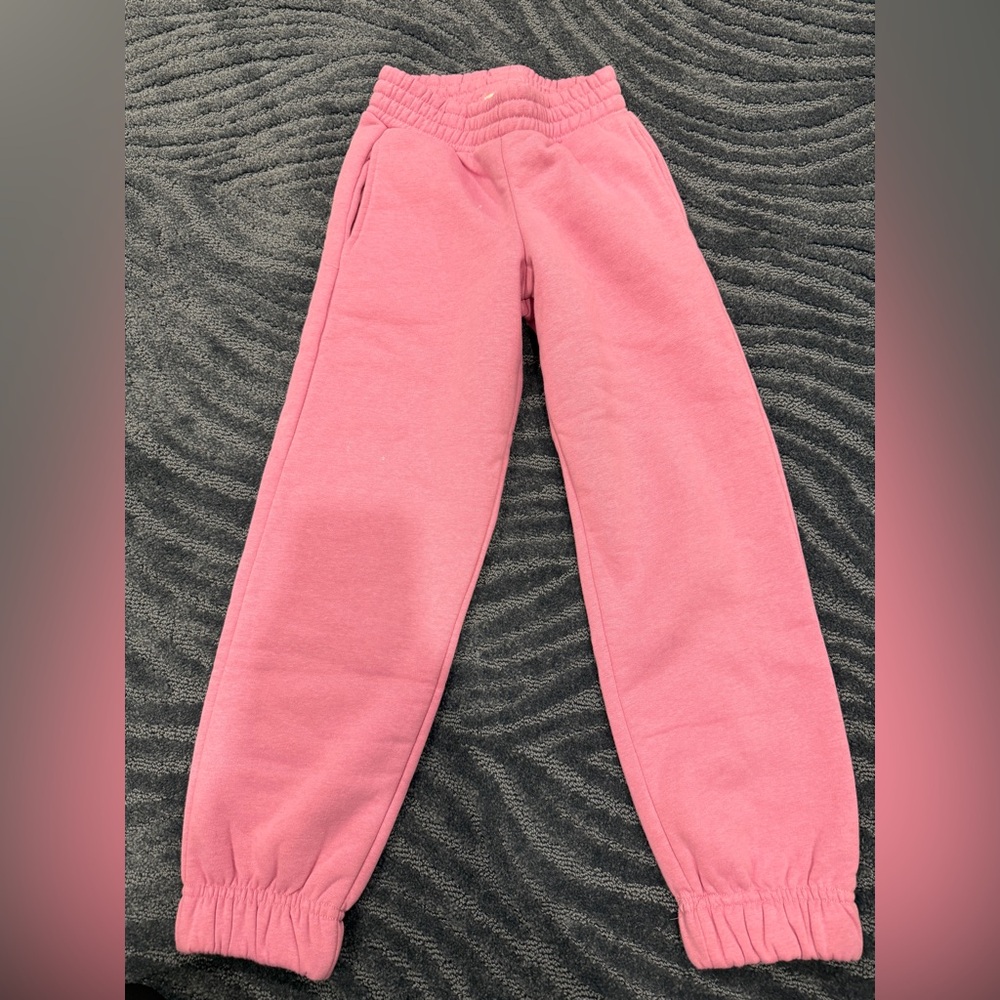 Girls pink FOX sweatpants
